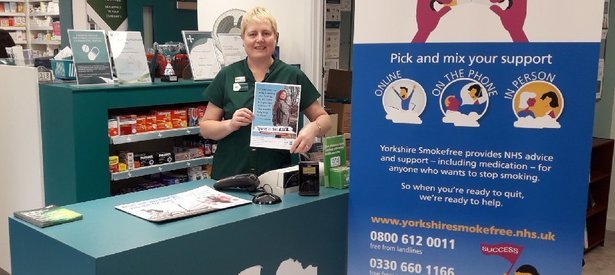 Yorkshire Smokefree Calderdale work with pharmacies to help residents quit