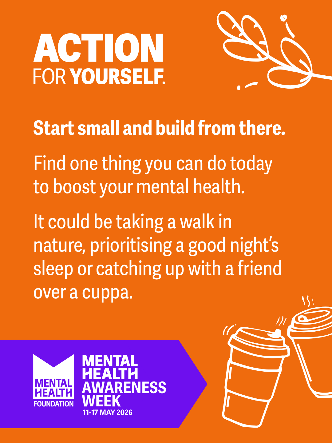 take action for yourself